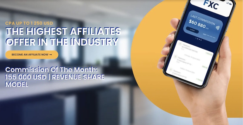 Earn Up to $1,250 CPA with FXCentrum’s Top-Tier Affiliate Program